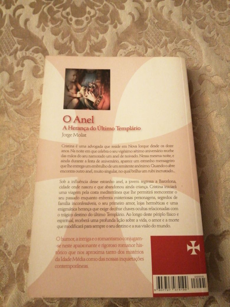 Livro "O anel - A herança do último templário"