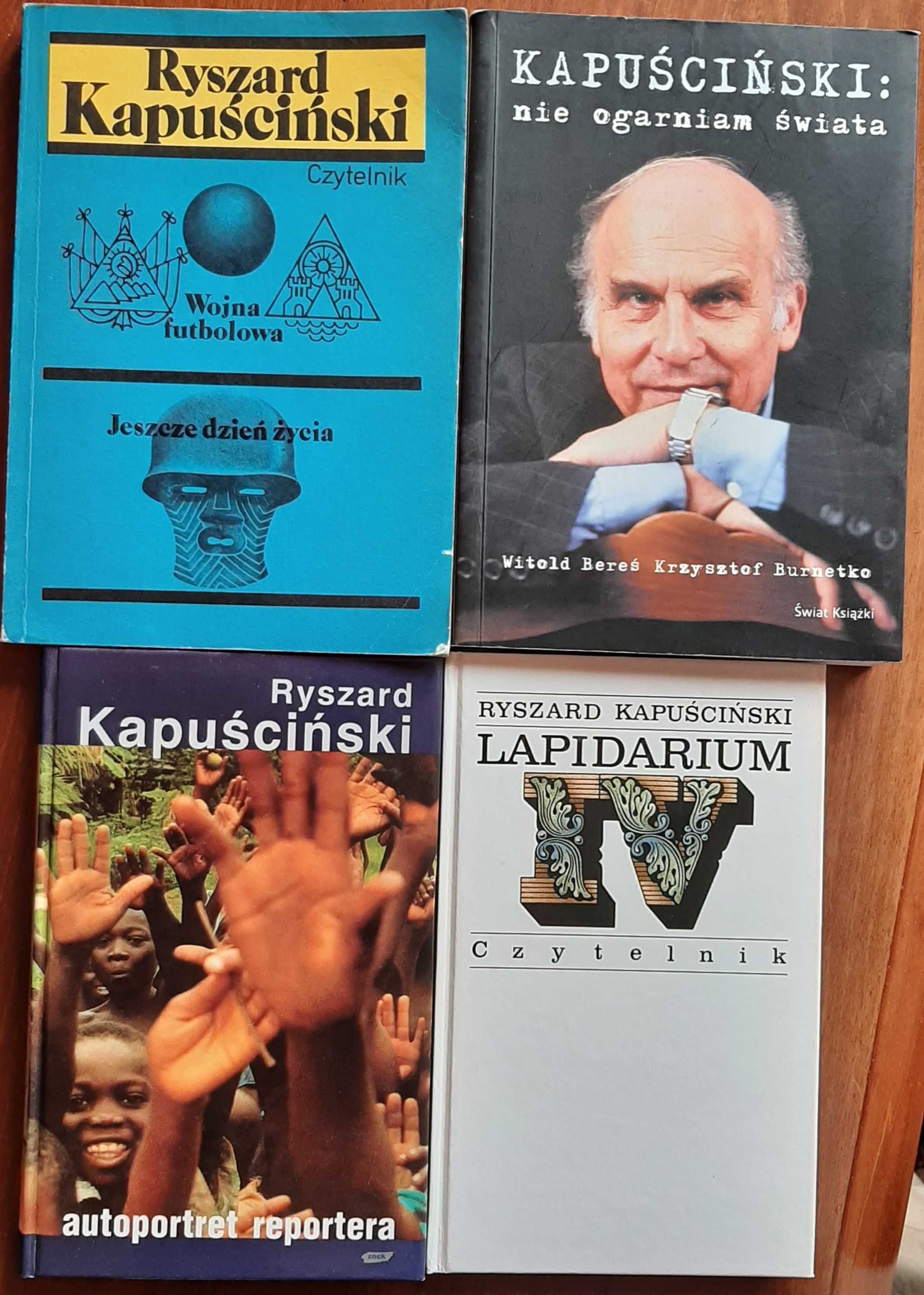 R. Kapuściński x4: 'Nie ogarniam świata', 'Autoportret', 'Lapidarium'