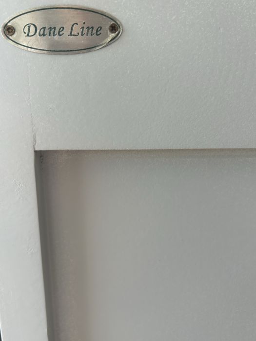 Drewniane skandynawskie półki, witryny - NOWA, w pudełku