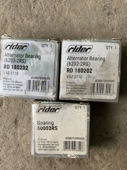Підшипник 180202 6202-2RS генератор ВАЗ-2110 RIDER Rider (180202)