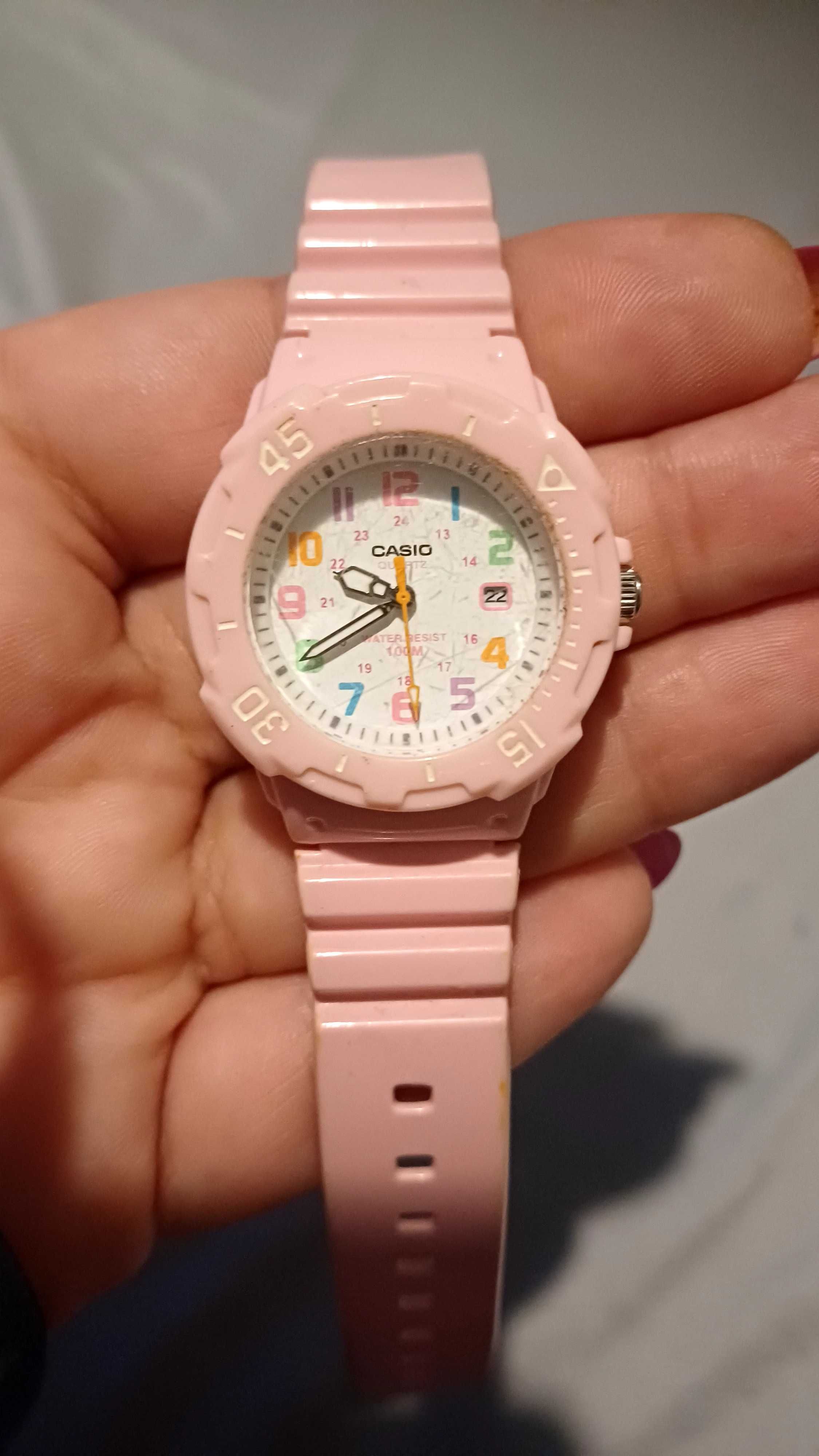 Zegarek Casio różowy dla dzieci