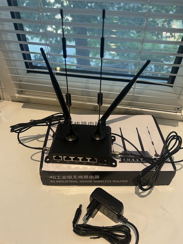 Роутер 4G Cat4 KuWfi LTE під сім карту MIMO антени металевий