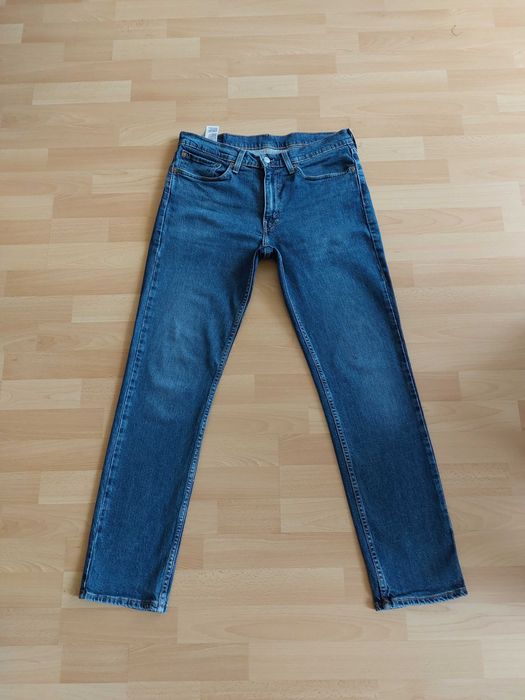 Levis 511 stretch W34 L32 spodnie jeansowe slim straight regular 34/32