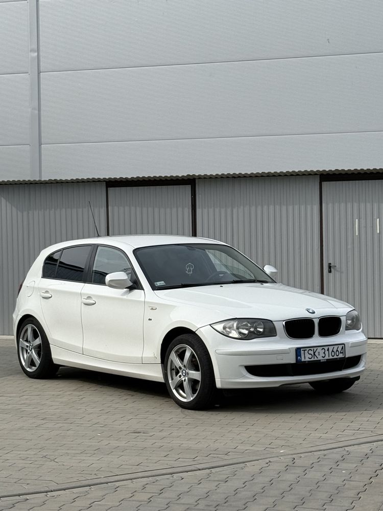 BMW 118D e87 biala Mpakiet Brązowa skóra 2010r polift