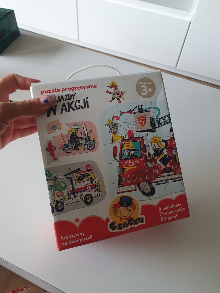 Czuczu puzzle pojazdy w akcji 71 elementów progresywne