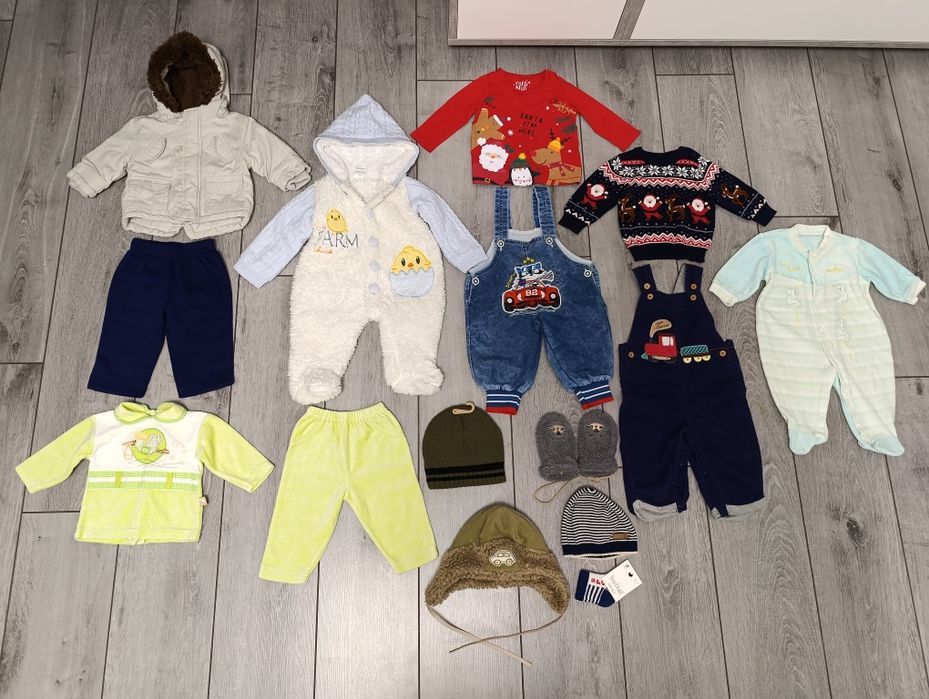 Пакет одягу речей 62-68 для хлопчика 3-6 місяців