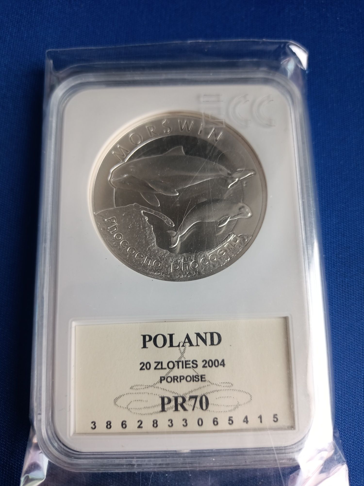 Moneta 20 zł Morświn 2004r.