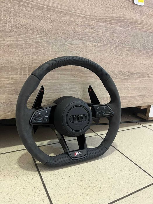 Volante Audi A3 8V A4 B8 TT 8J Q3 Q5 (S-Line / RS) Estilo R8