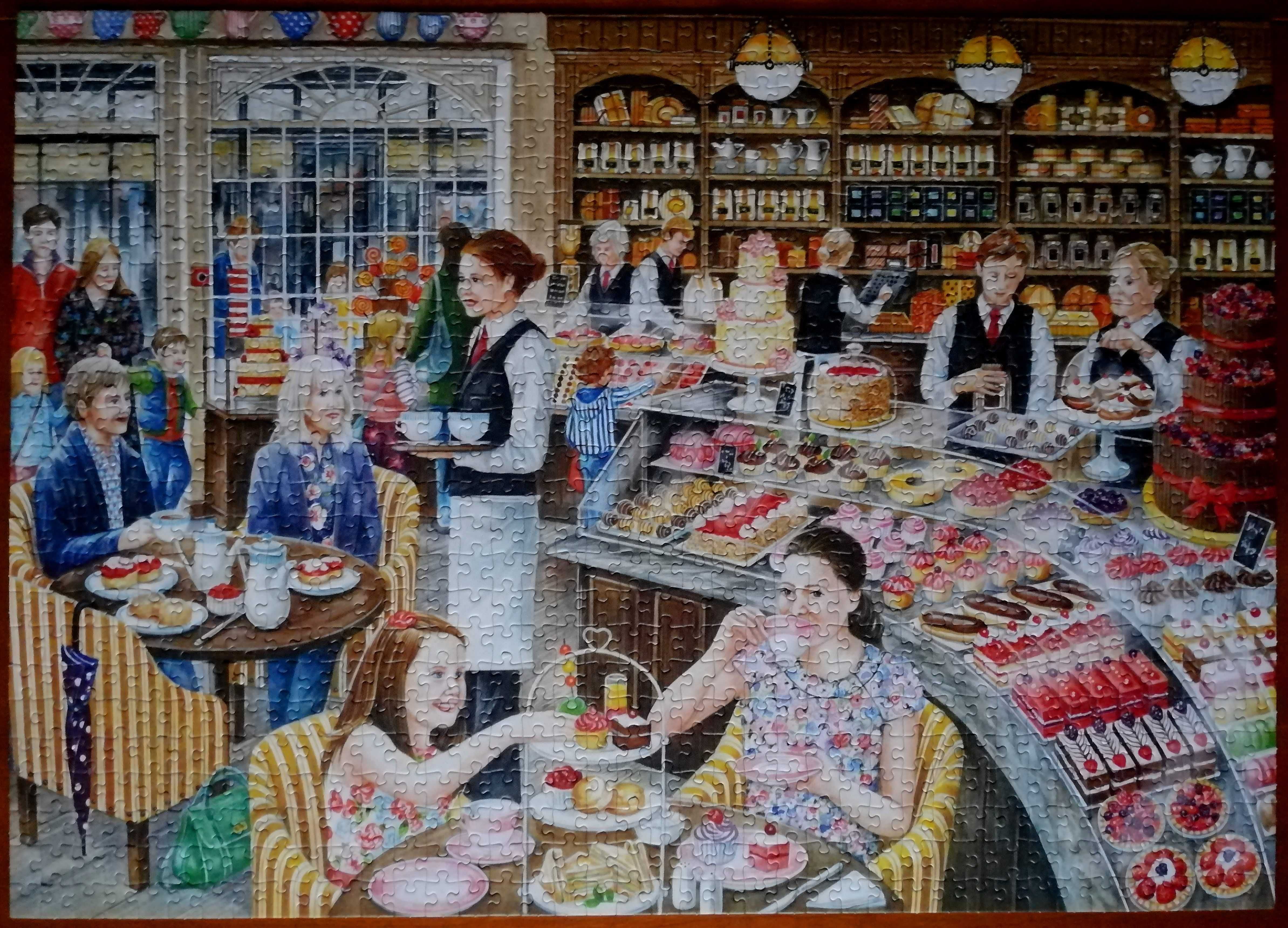 Puzzle FALCONE 1000 - Tea for Two (Fiona Osbaldstone) kompletne