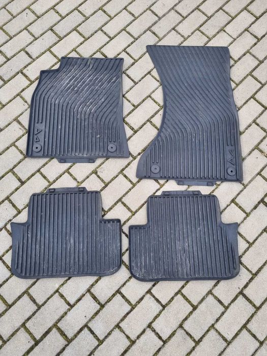Dywaniki wycieraczki gumowe Audi A4B8