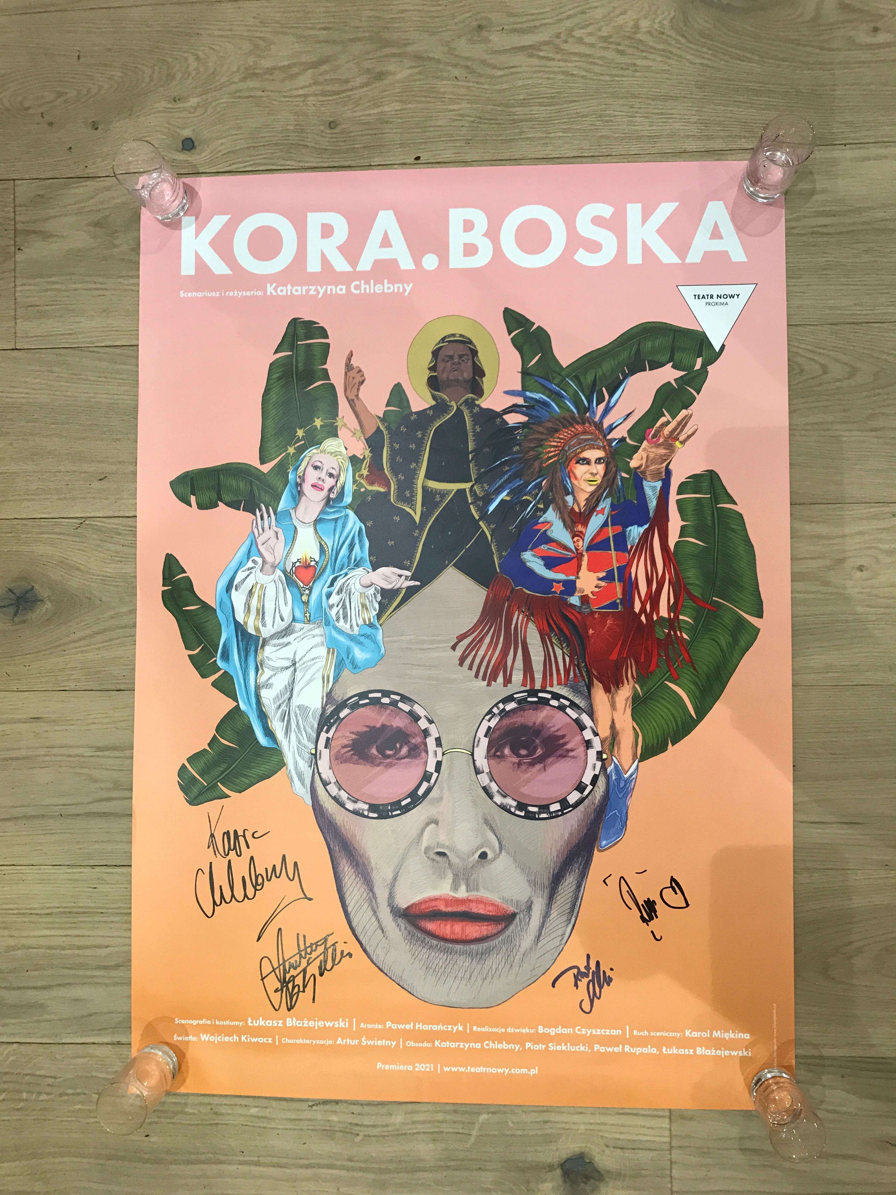 Plakat kolekcjonerski Kora.Boska Teatr Nowy Proxima Kora Jackowska