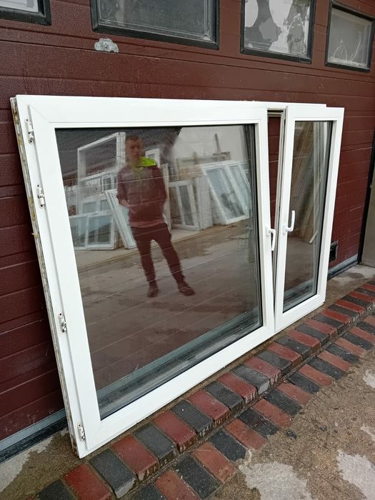 Okno 200x140 PCV okna dwuskrzydłowe plastikowe DOWÓZ CAŁY KRAJ