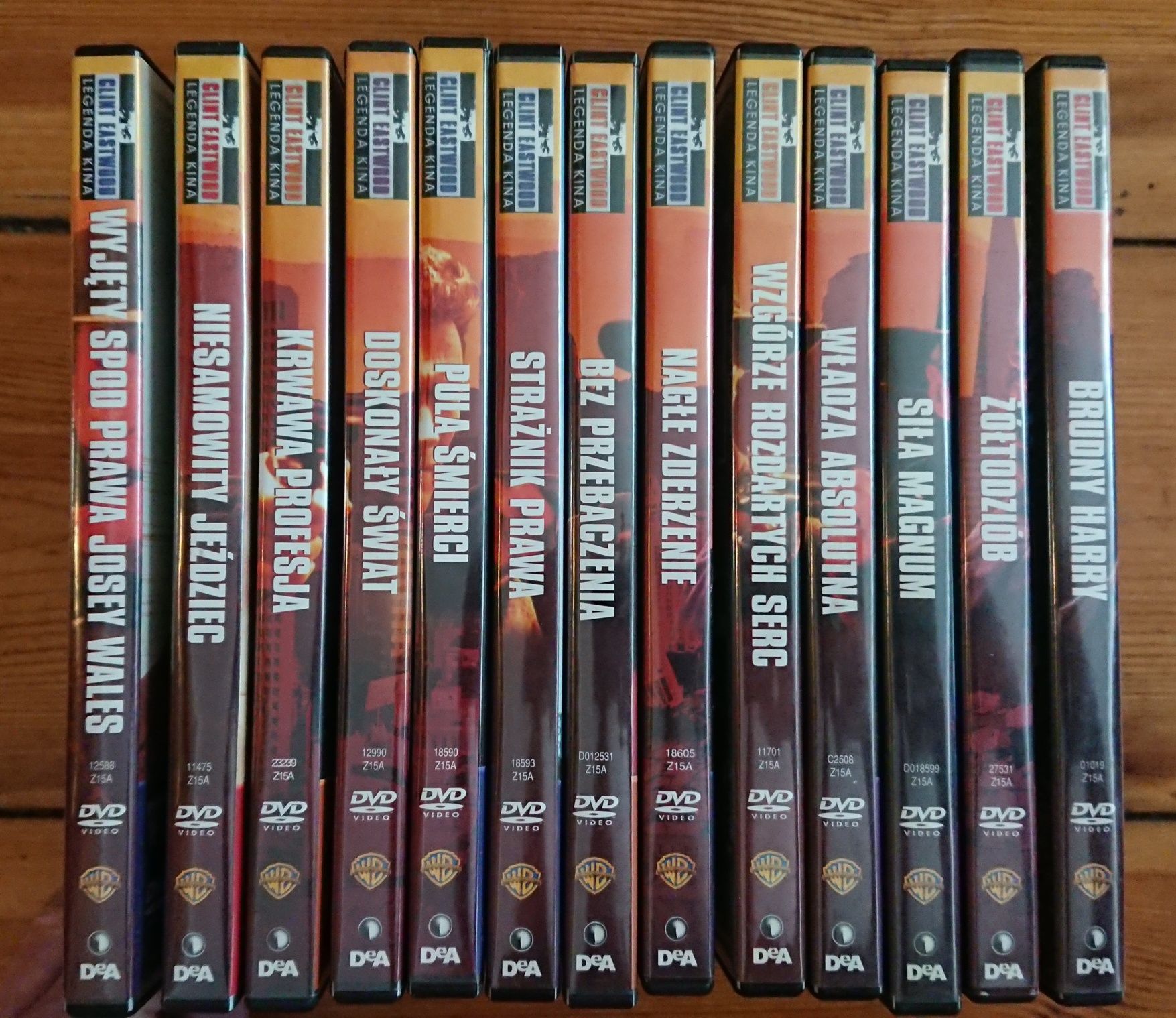 Clint Eastwood kolekcja dvd