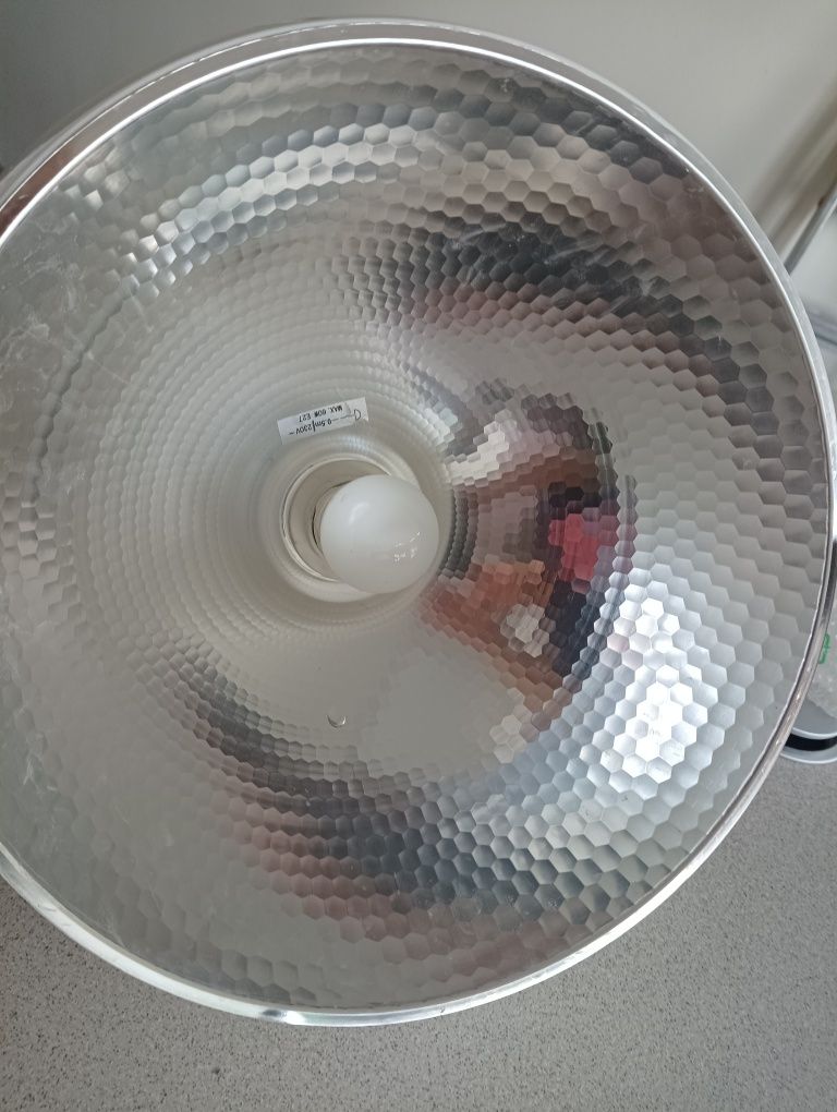 Lampa wisząca kula biała 30 cm Lugo