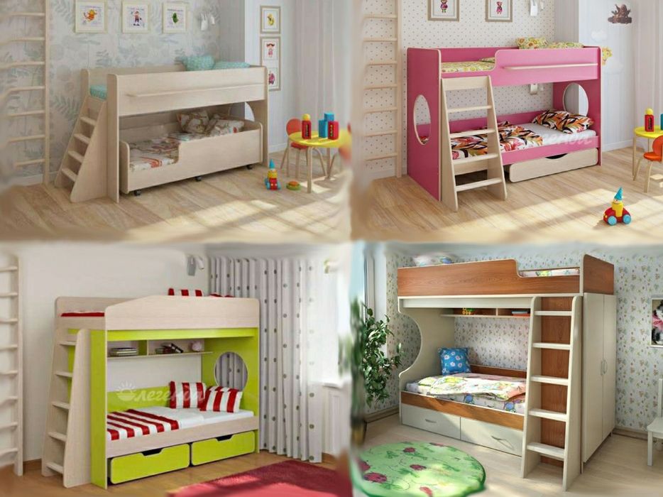 Кровать двухъярусная двоярусне ліжко