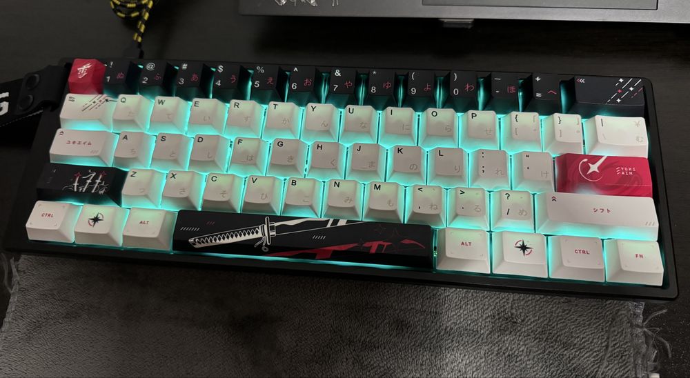 Teclado Wooting 60HE Modificação