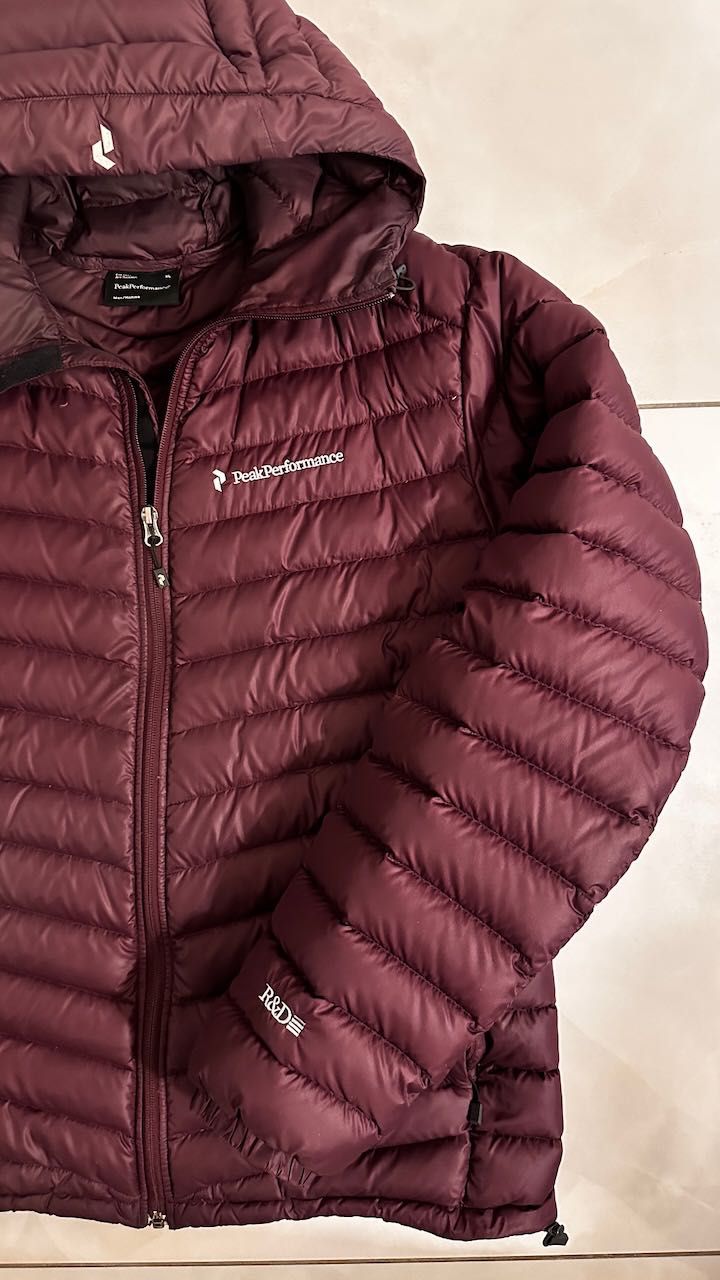 Kurtka męska puchowa Peak Performance roz. XL Frost Down Hood Jacket