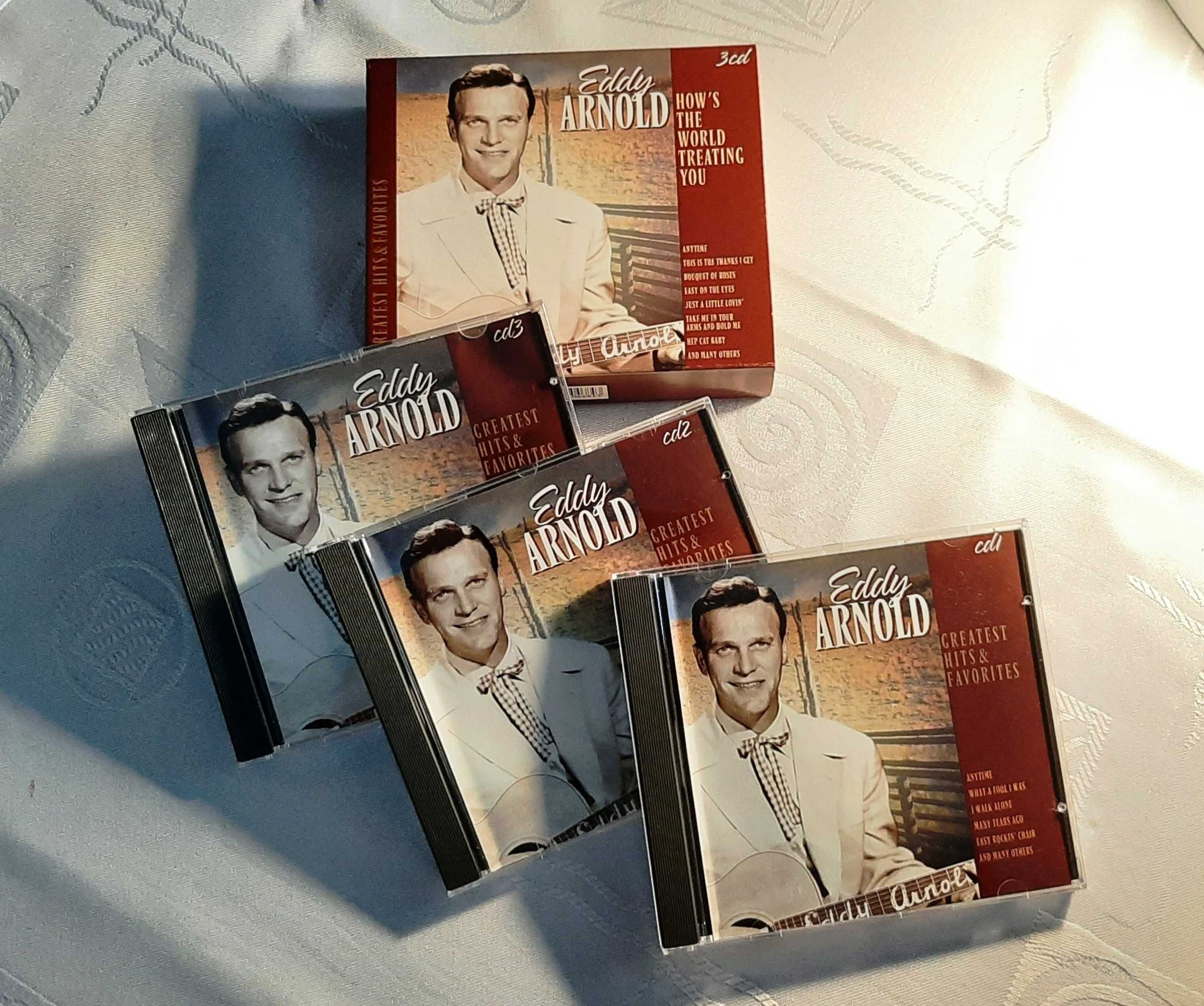 Album 3CD EDDY ARNOLD How's The World Treating You - nowy