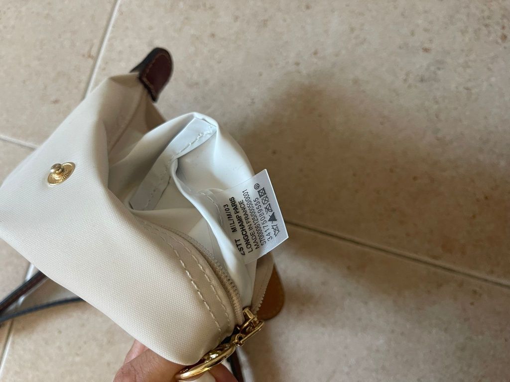 Mala bege XS Longchamp