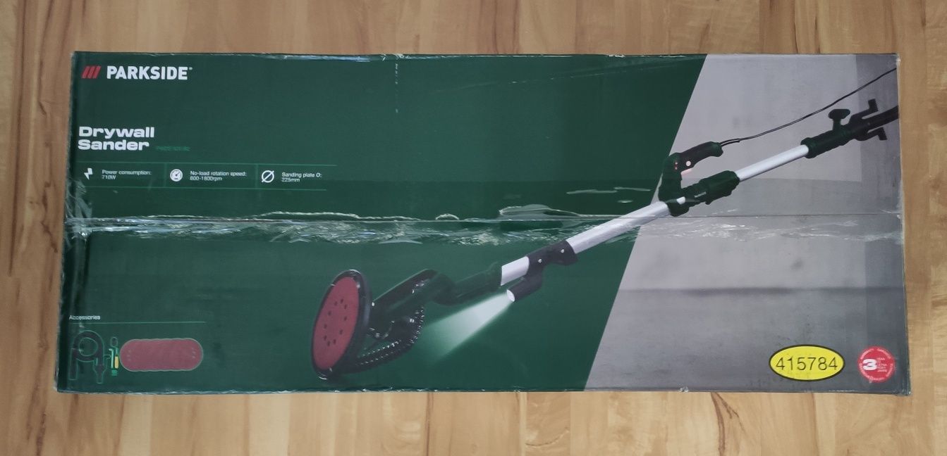 Szlifierka do ścian i sufitów NOWA PARKSIDE PWDS 920 C3W 710W
