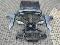 BMW E60 PRZÓD KOMPLETNY ZDERZAK PAS MASKA LAMPA XENON BŁOTNIK LEWY PRAWY TITANGRAU