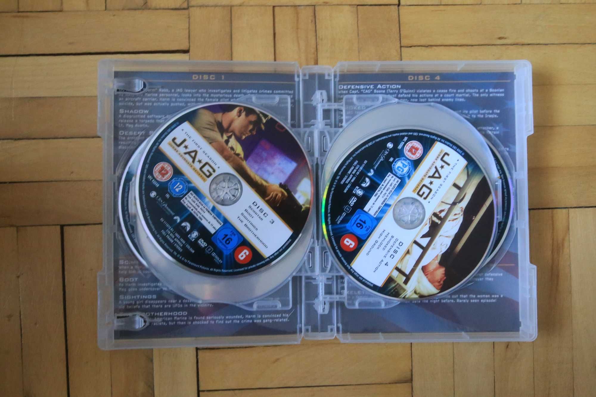 Serial JAG: Wojskowe Biuro Śledcze sezon 1-10 box dvd angielski lektor