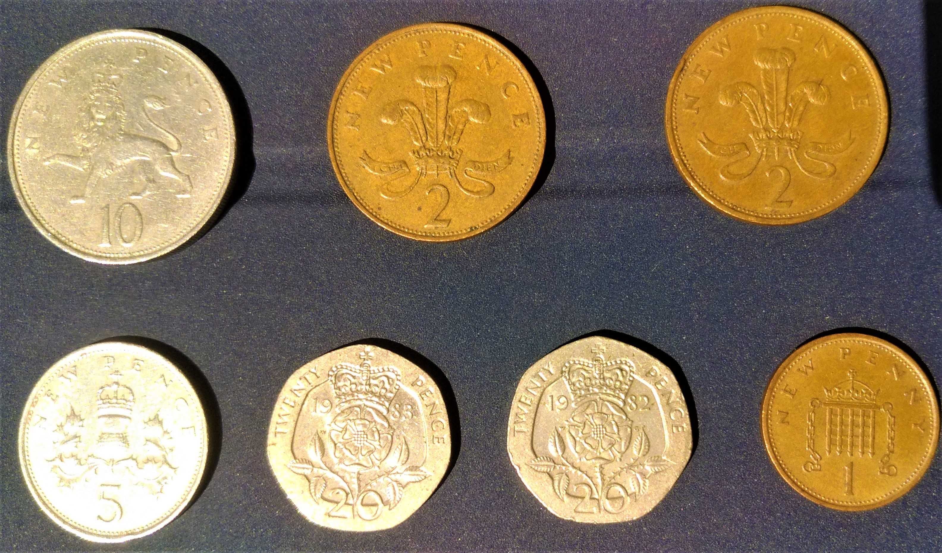 Монеты Великобритании (Англии)1968-1983