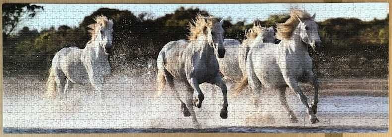 Puzzle Clementoni, Running horses - 1000 elementów