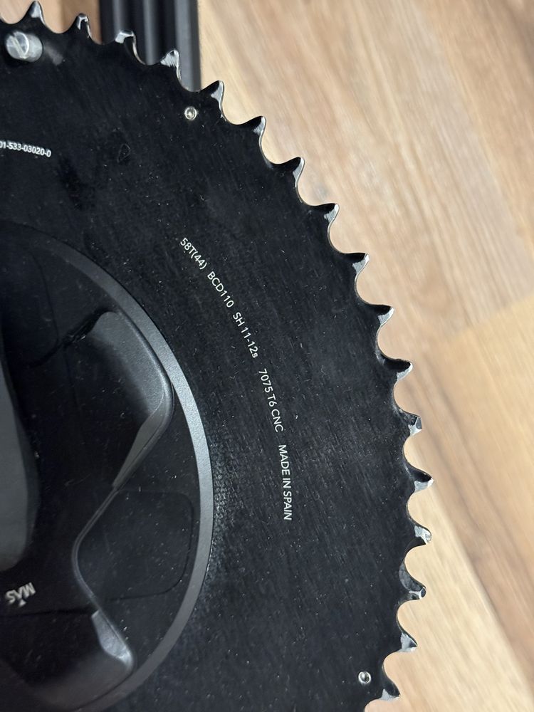 Korba Rotor ALDHU Aero 58T 172,5 oś 24mm 11/12 speed Jak Dura-Ace Red
