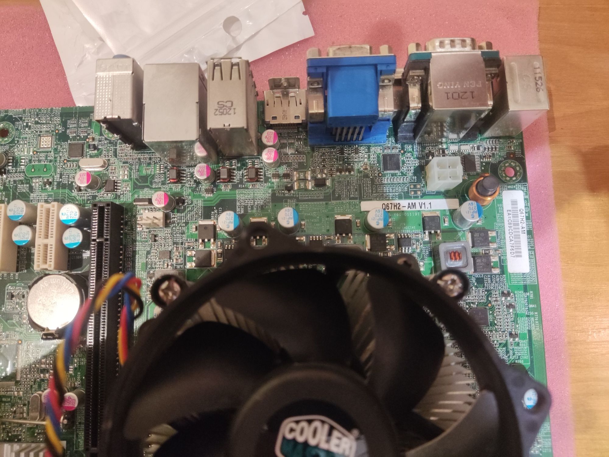 Материнская плата H1 +i7-2600+DDR3 16гб