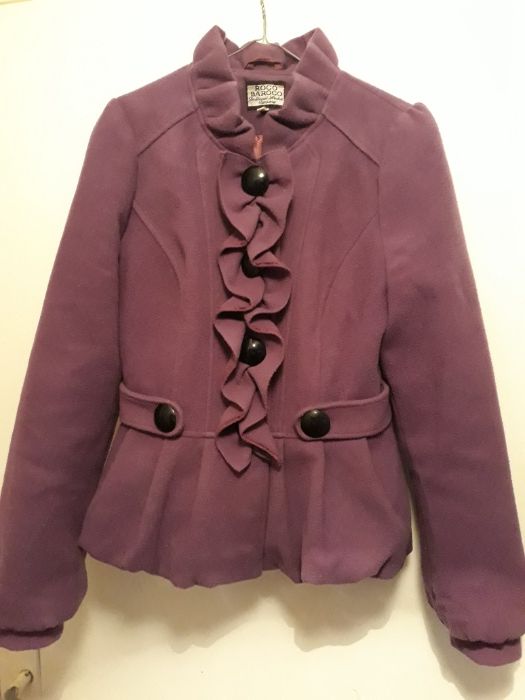 Напівпальто весна фіолетове
