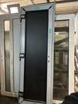 Porta de entrada PVC preta ambos os lados 76L/219,5A