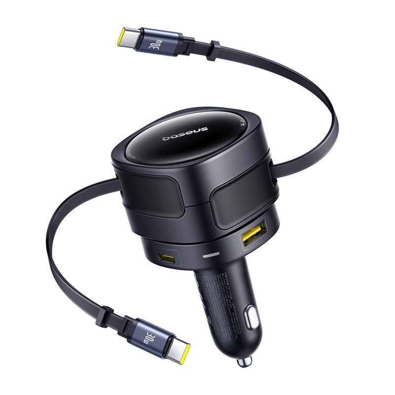 Ładowarka Samochodowa Baseus 90W 2Xusb-C 2Xusb-A 4 Urządzenia