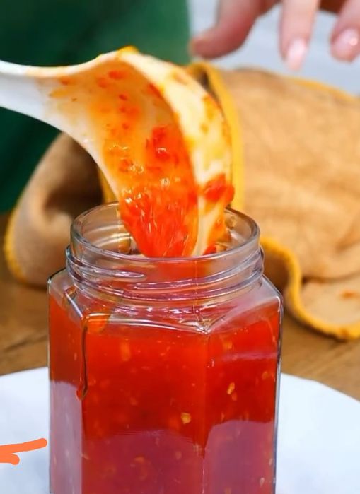 Домашній солодкий соус чілі до м'яса і не тільки