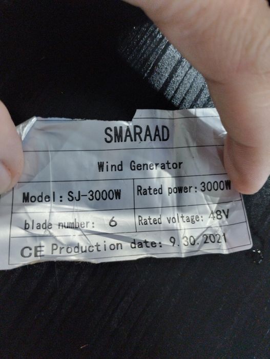 Ветряк. 3квт48V Ветрогенератор