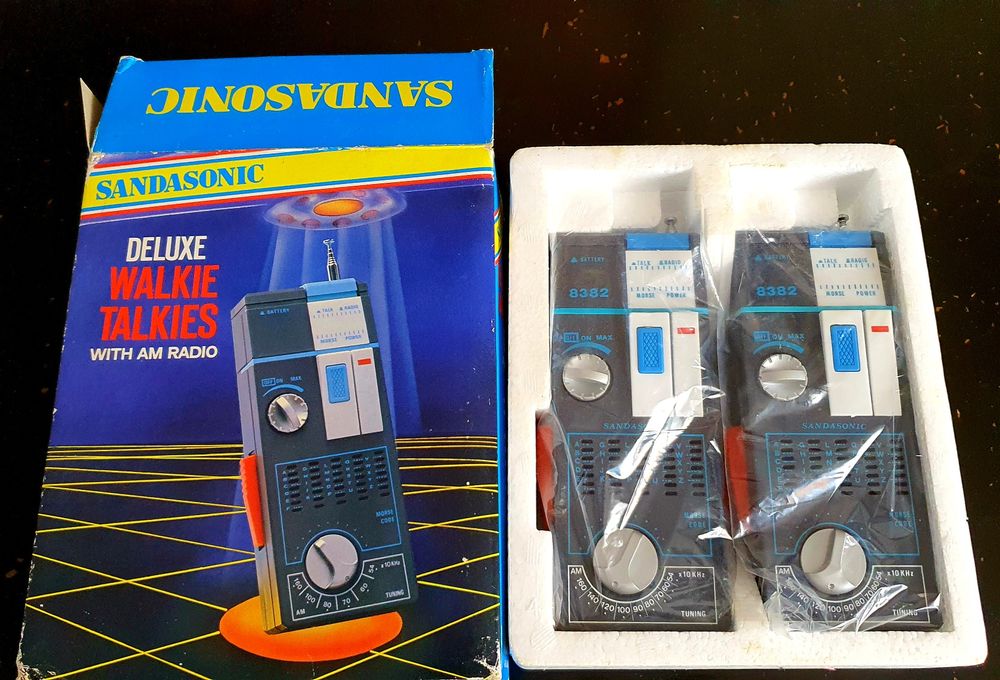 Walkie-Talkie Vintage SANDASONIC - Nunca utilizado.