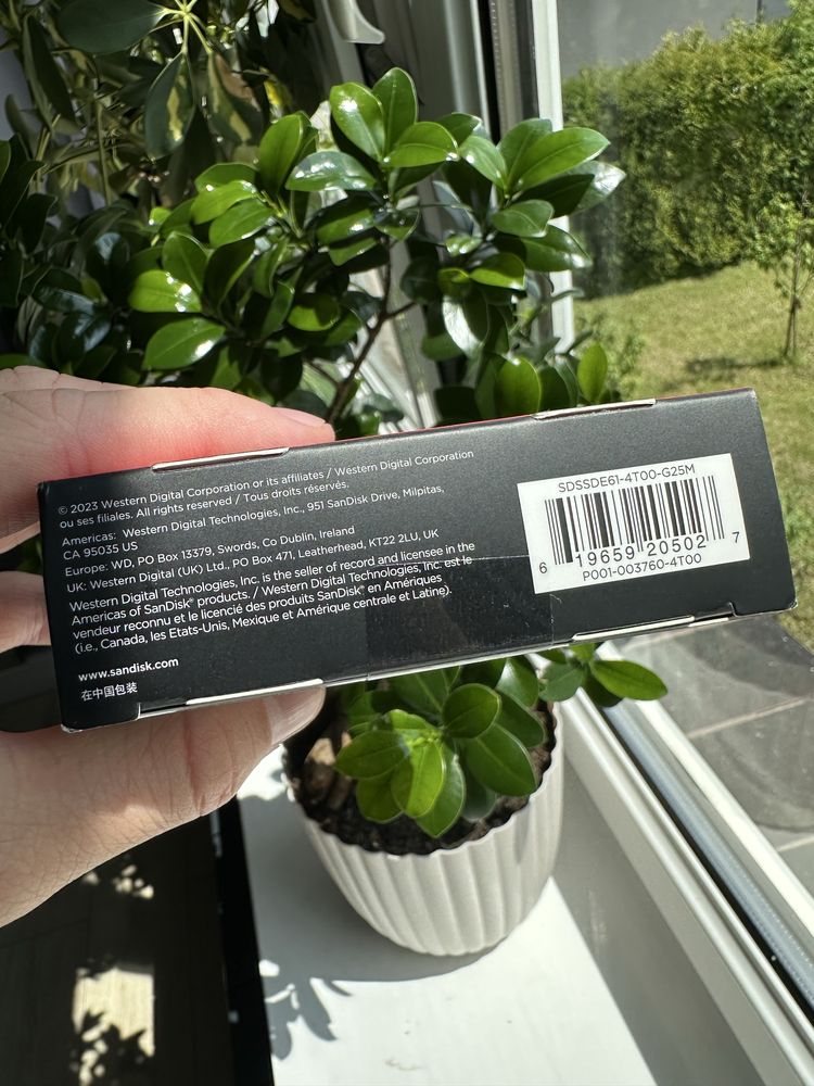 SanDisk Extreme Portable 4TB 2,5" Dysk zewnętrzny SSD