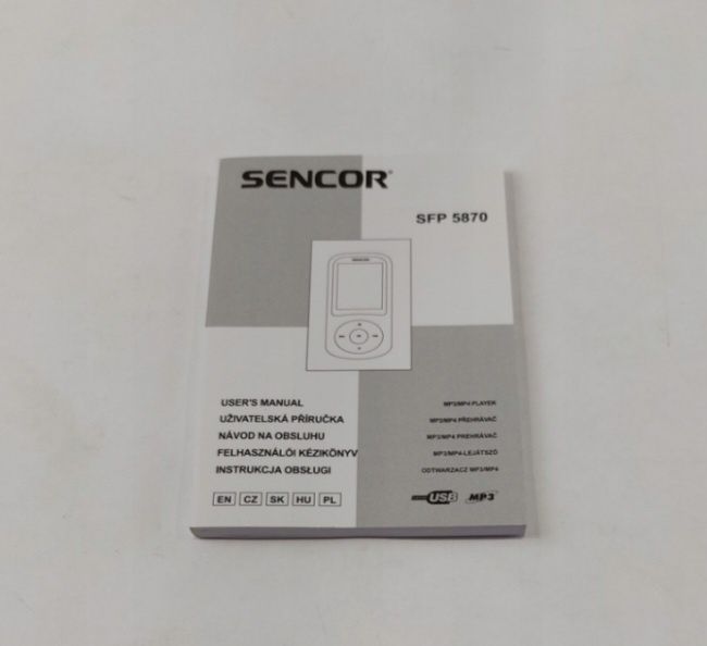 MP3 SENCOR FP 5870 niebieski 8 GB