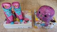 Conjunto de Patins e Capacete "Soy Luna"