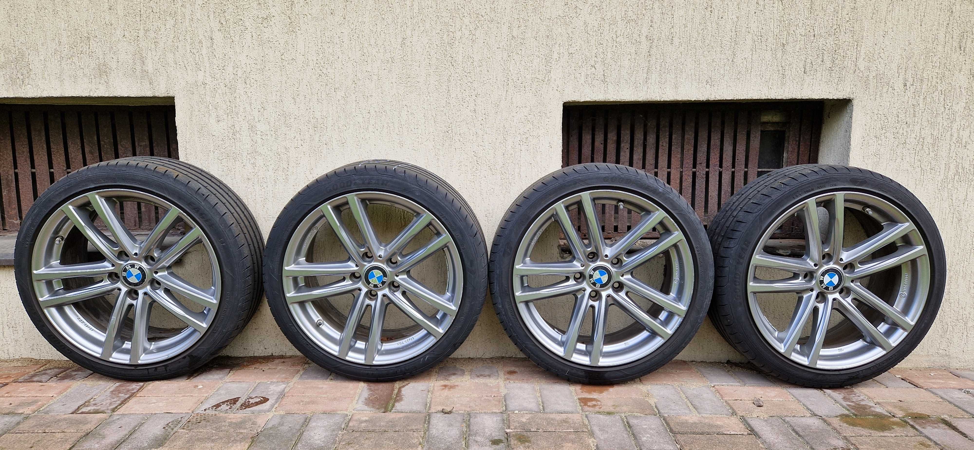 Felgi BMW 18 Rial X10 Metal Grey ET 34 5x120 + opony letnie Good Year