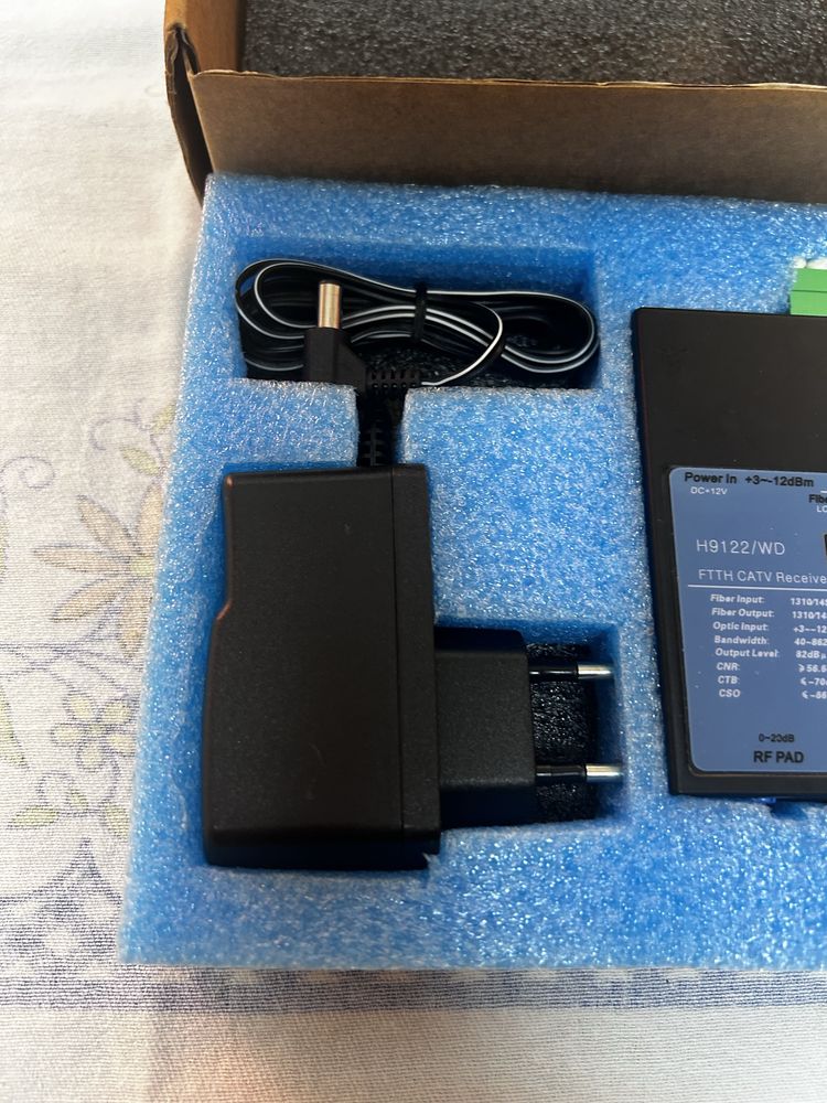 Conversor ftth para fibra RF