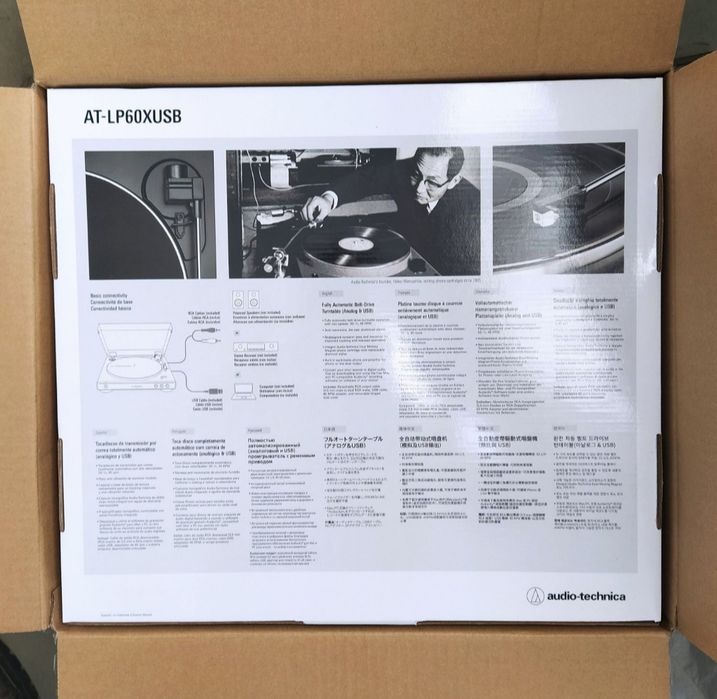 Програвачі вінілові Audio-Technica AT-LP60XUSB/AT-LP60XBT Bluetooth