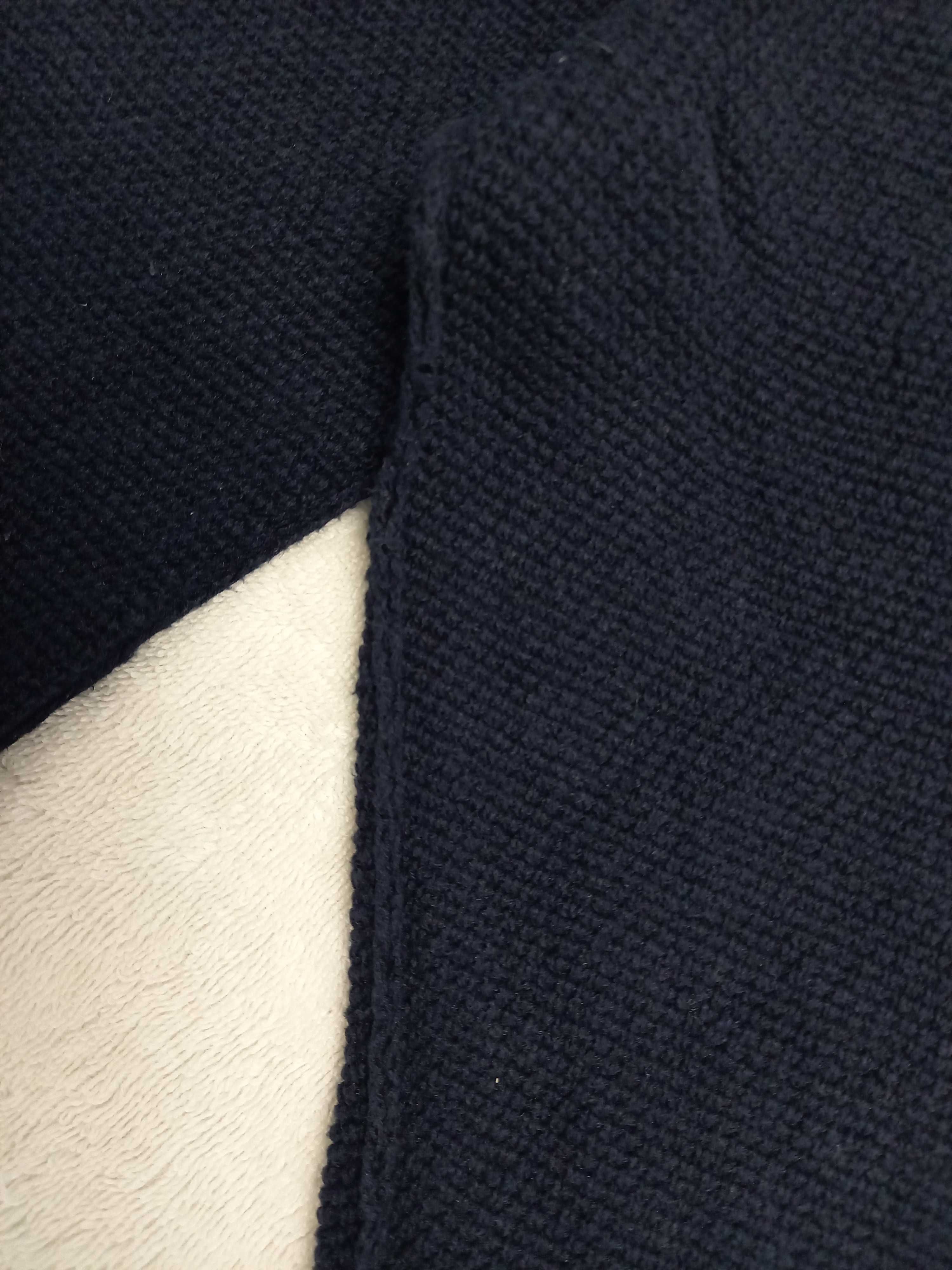 Sweter - granatowy