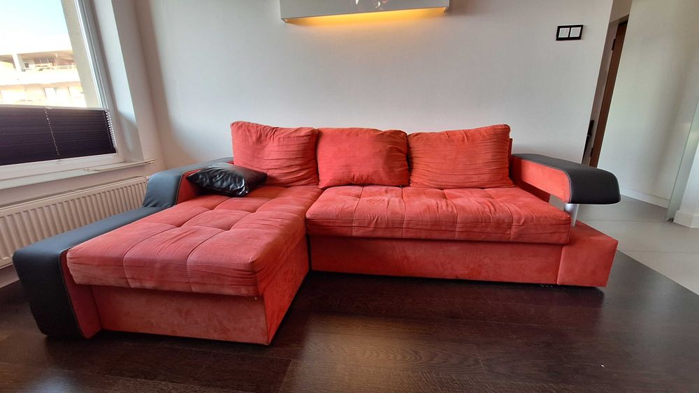 Narożnik wypoczynek 250x150 - rozkładany, z funkcją spania