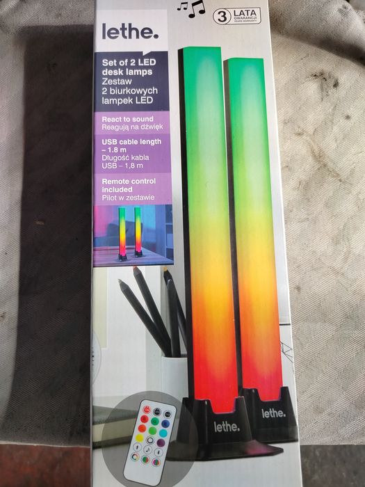 Lampki LED na biurko