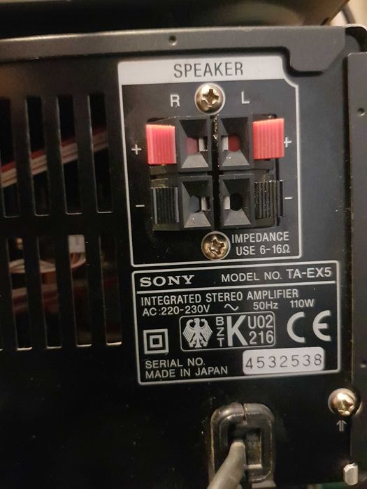 Wieża Sony 4 Segmenty Made In Japan