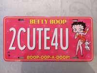 Placas metálicas (Betty Boop, New York, Persil e Guiness)