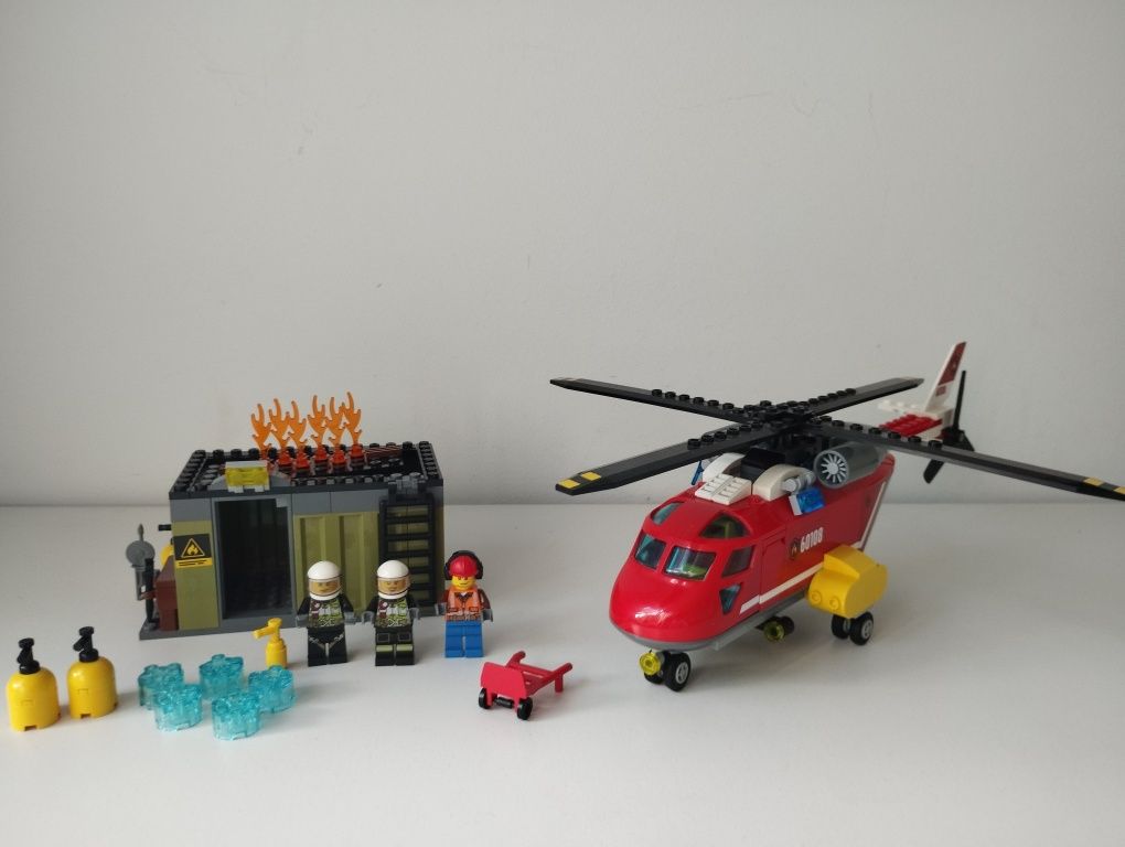 LEGO city 60108 helikopter strażacki