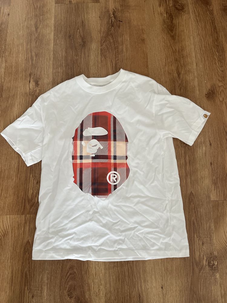 koszulka bape burberry