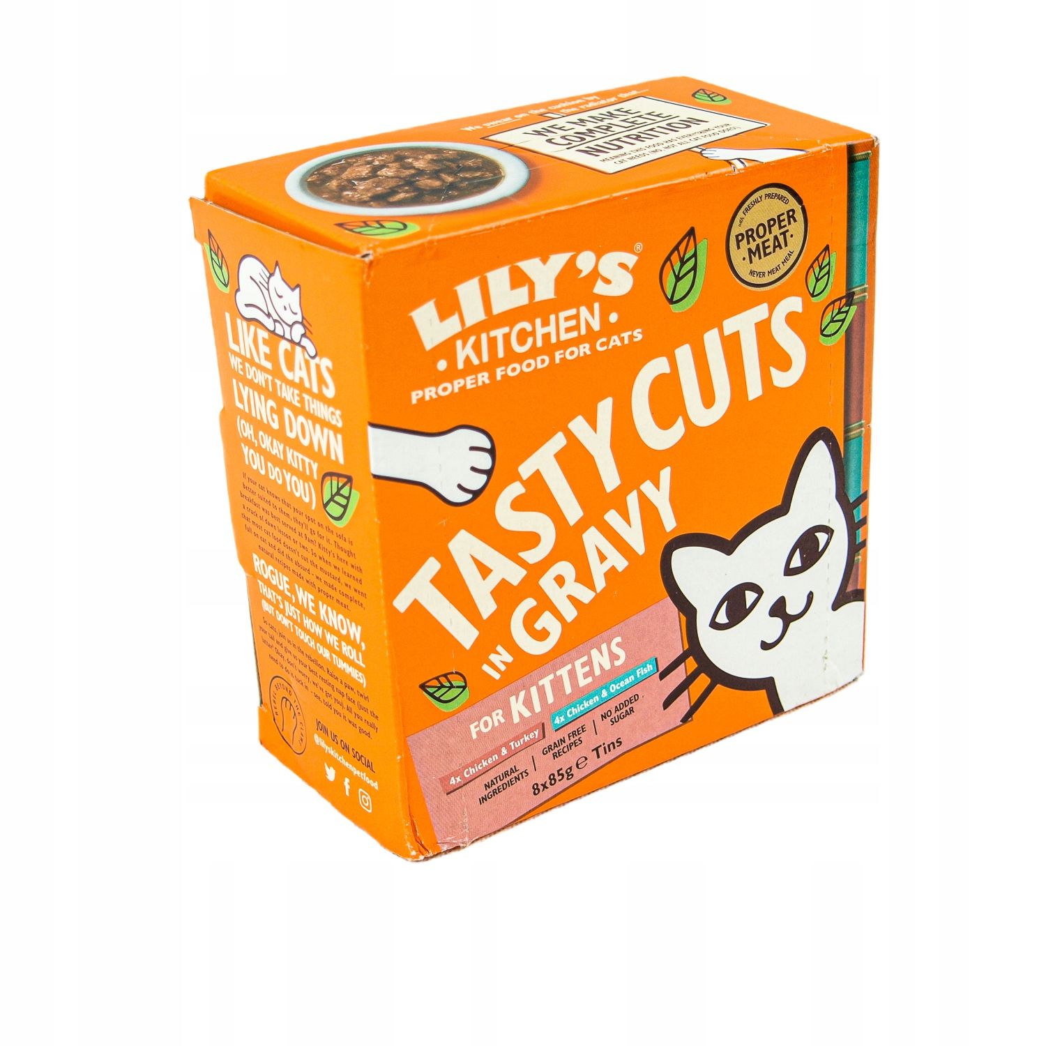 Mokra karma dla kota KOCIĄT Lily's Kitchen kawałki w sosie 48 szt. (